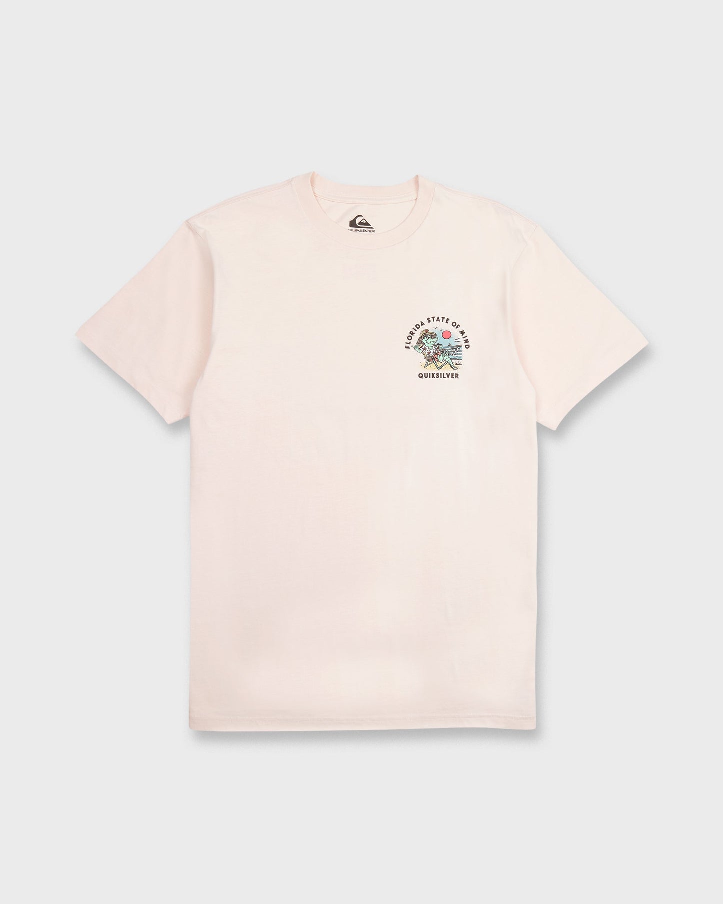 Florida Lounge Short Sleeve Knit T-Shirt - Rosewater