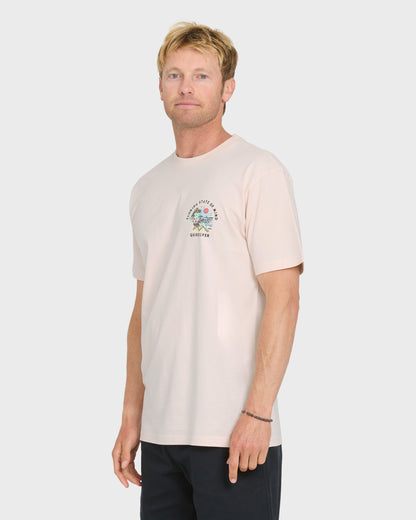 Florida Lounge Short Sleeve Knit T-Shirt - Rosewater