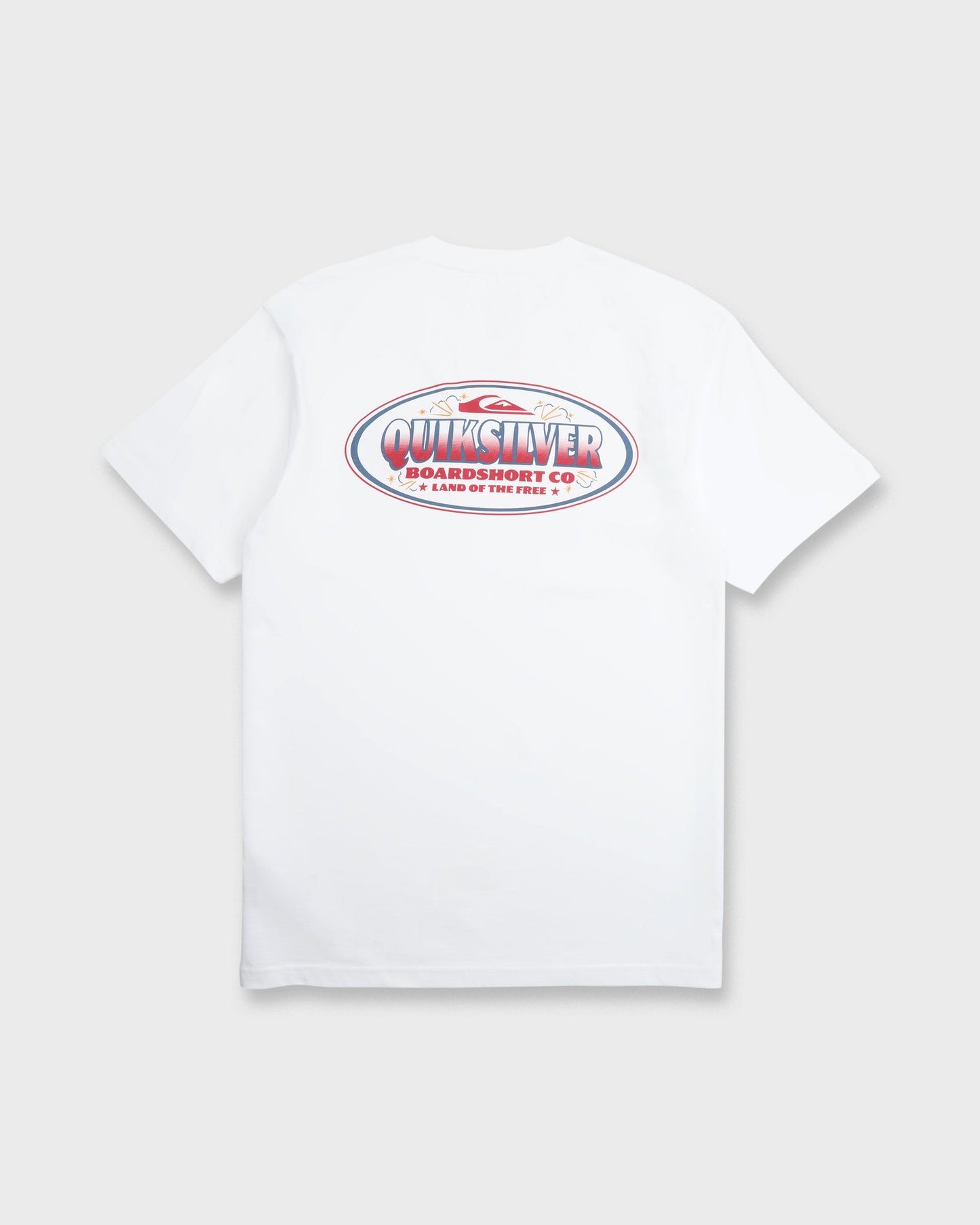 Firecracker Short Sleeve Cotton T-Shirt - White
