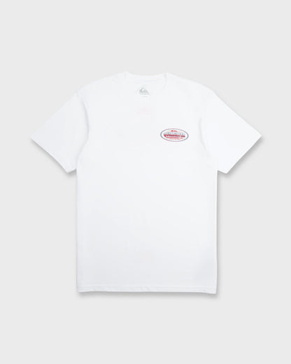 Firecracker Short Sleeve Cotton T-Shirt - White