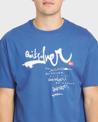 Young Guns Impaired Short Sleeve T-Shirt - Nebulas Blue