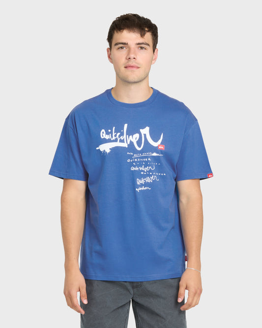 Young Guns Impaired Short Sleeve T-Shirt - Nebulas Blue