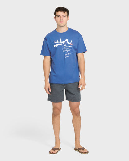 Young Guns Impaired Short Sleeve T-Shirt - Nebulas Blue