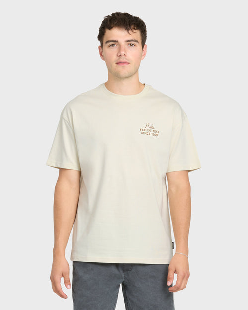 Originals Hawaiian Paradise Short Sleeve Knit T-Shirt - Silver Birch