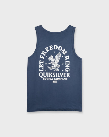 Freedom Ring Tank Top - Dark Denim