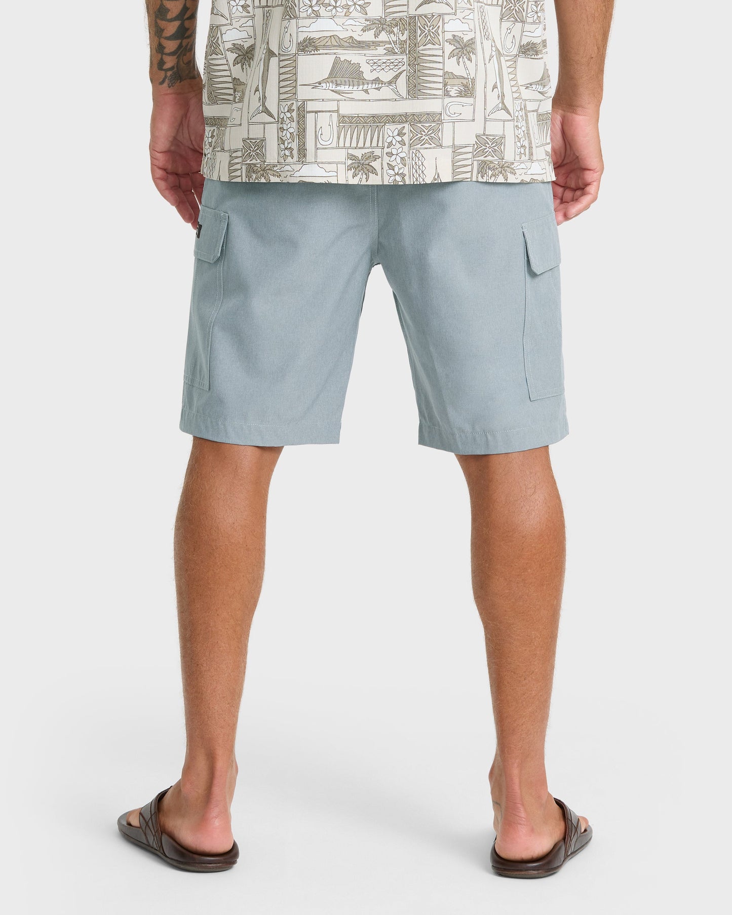 Legion Cargo 20" Amphibian Hybrid Shorts - Frost Gray Heather