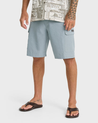 Legion Cargo 20" Amphibian Hybrid Shorts - Frost Gray Heather