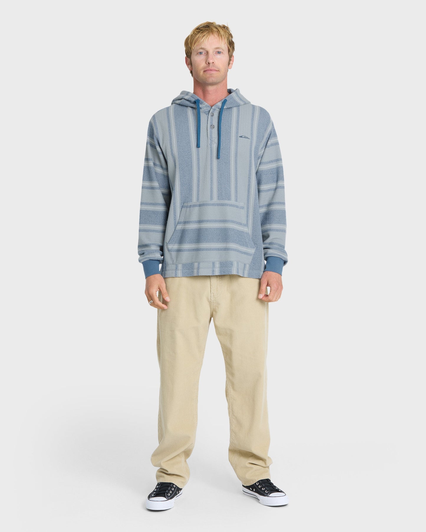 Chileno Henley Hoodie - Quiet Harbor