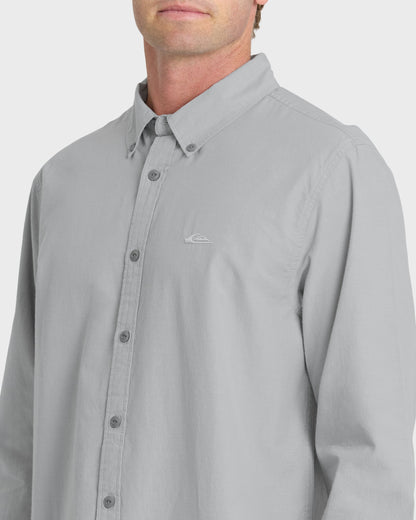 Shore Break Long Sleeve Woven Shirt - Quarry