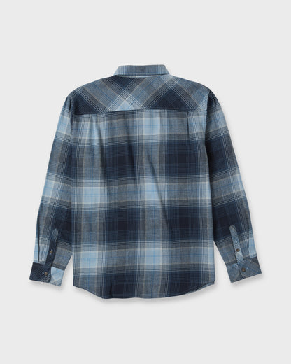 Avalon Long Sleeve Flannel Shirt - Dark Denim