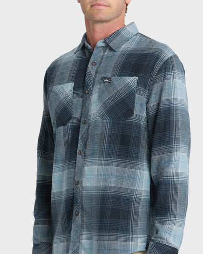 Avalon Long Sleeve Flannel Shirt - Dark Denim