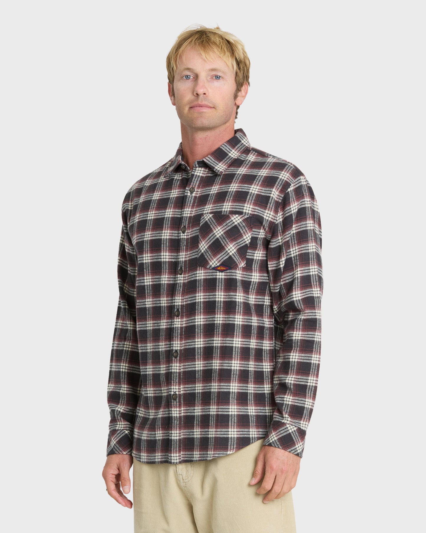 Saltwater Long Sleeve Flannel Shirt - Phantom