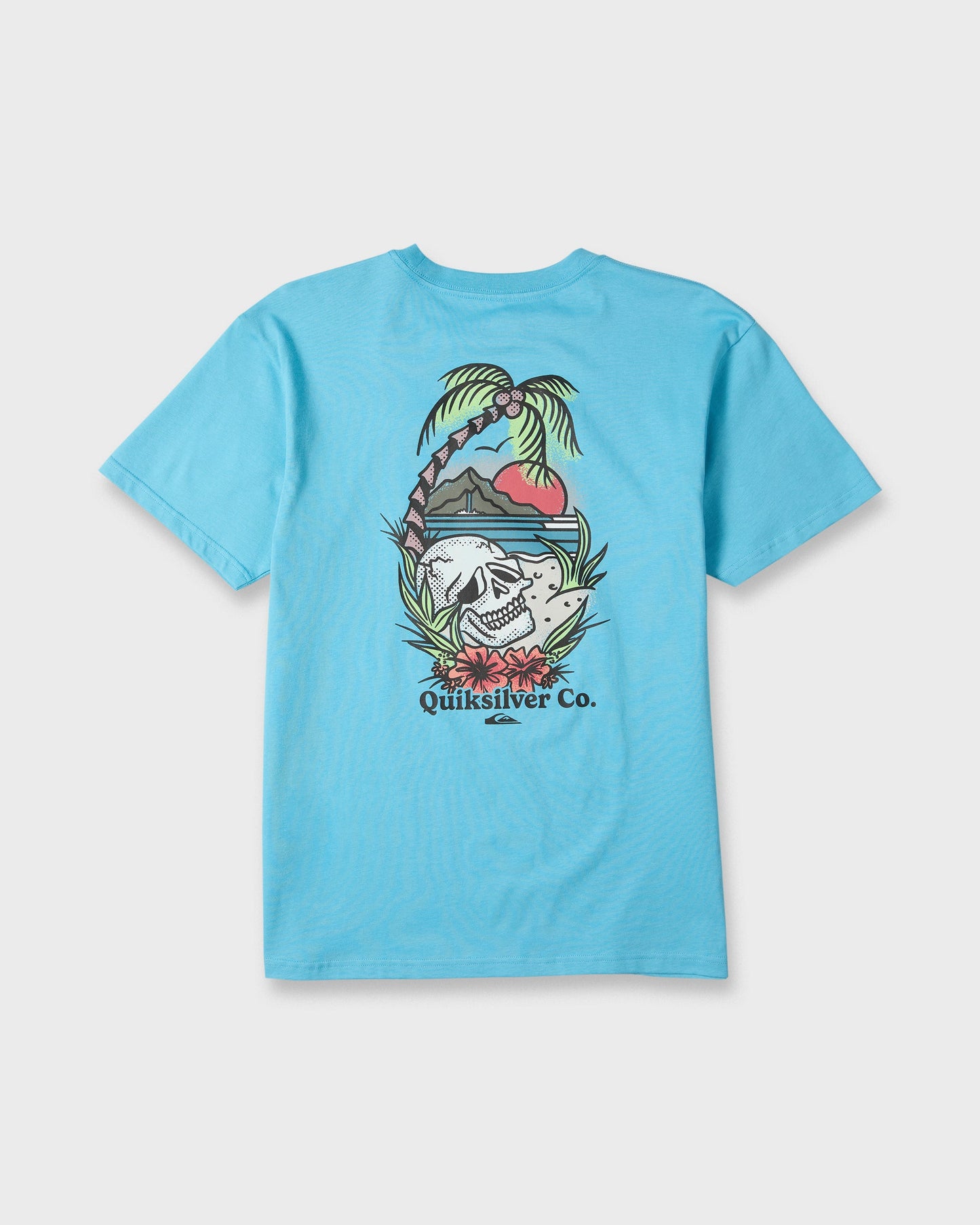 Staycation Short Sleeve Cotton T-Shirt - Crystal Seas