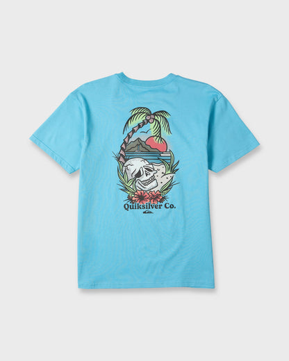 Staycation Short Sleeve Cotton T-Shirt - Crystal Seas