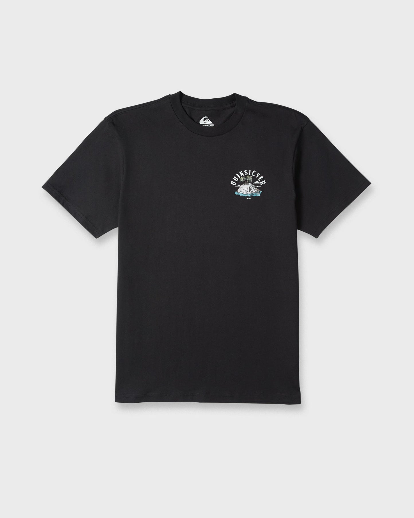 Skull Rock Classic Short Sleeve Knit T-Shirt - Black