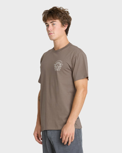 Sun Down Classic Short Sleeve Knit T-Shirt - Pine Bark