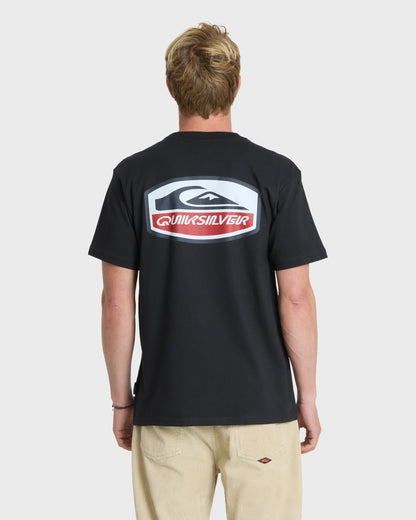 Shapers Crest Short Sleeve Cotton T-Shirt - Black