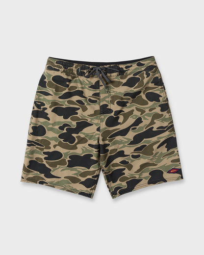 Saltwater St Print Boardshorts - Grape Leaf