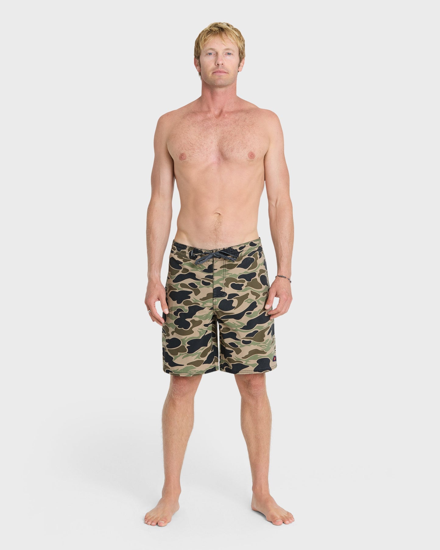 Saltwater St Print Boardshorts - Grape Leaf