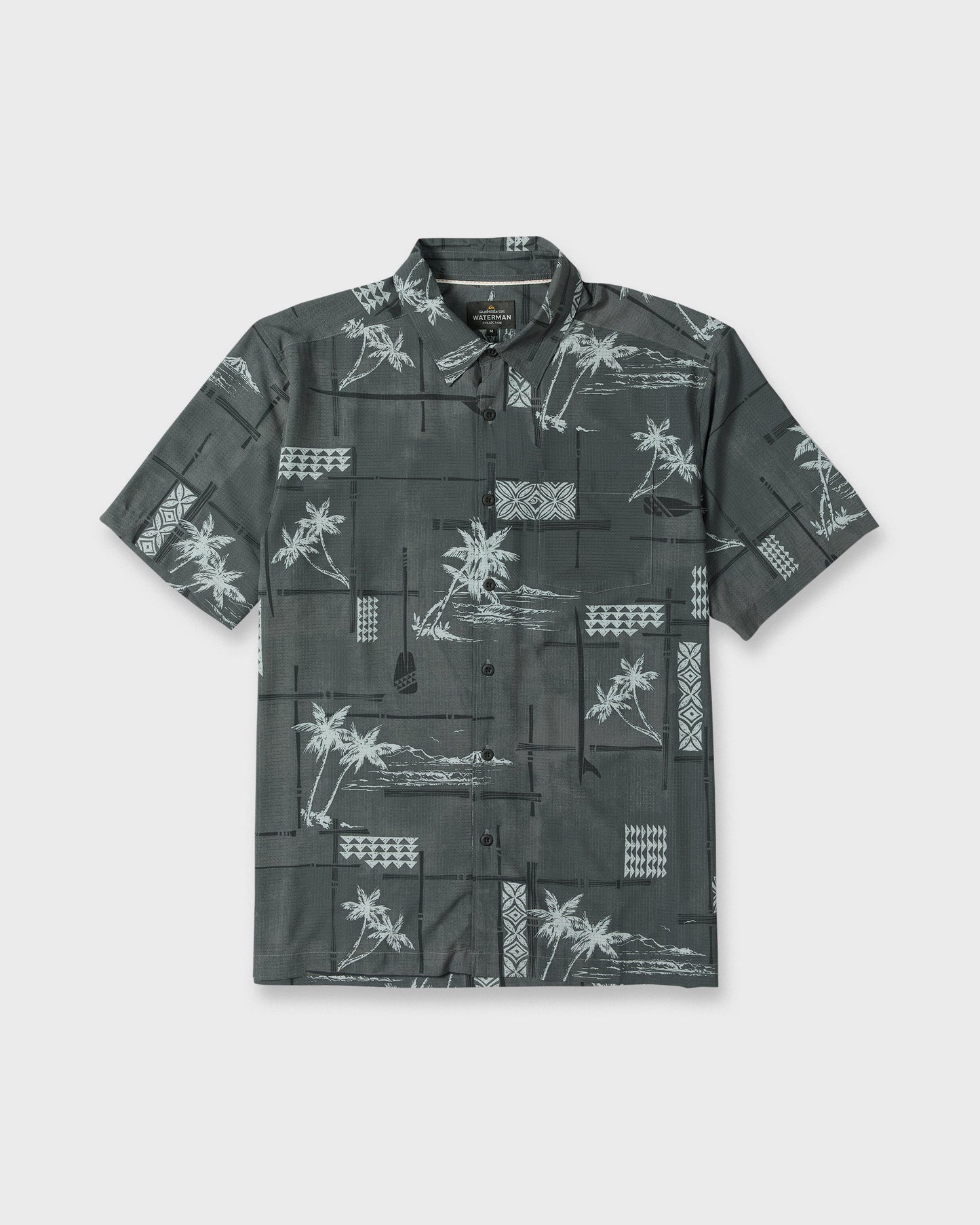 Waterman Island Time Short Sleeve Woven Shirt - Phantom