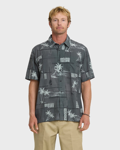 Waterman Island Time Short Sleeve Woven Shirt - Phantom