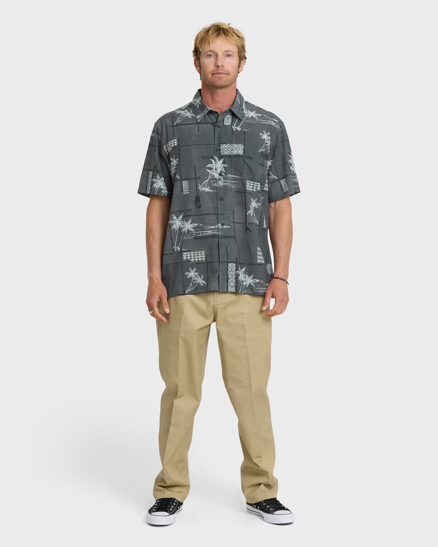 Waterman Island Time Short Sleeve Woven Shirt - Phantom