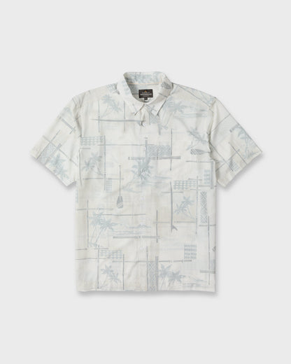 Waterman Island Time Short Sleeve Woven Shirt - White