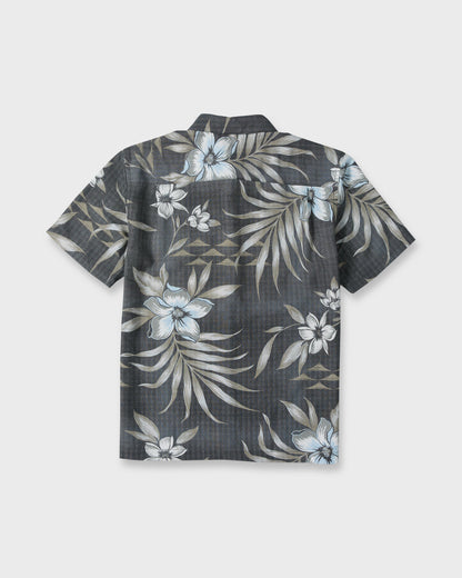 Waterman Palapa Floral Short Sleeve Woven Shirt - Phantom