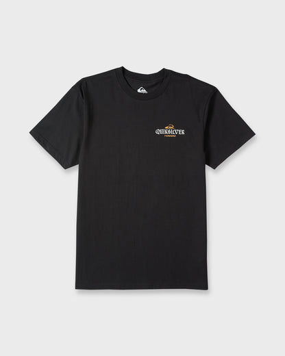 Hawaii Barb Wire Classic Short Sleeve Cotton T-Shirt - Black