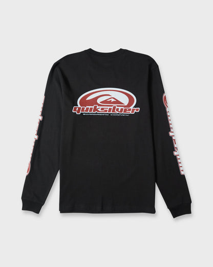Clutch Long Sleeve Knit T-Shirt - Black
