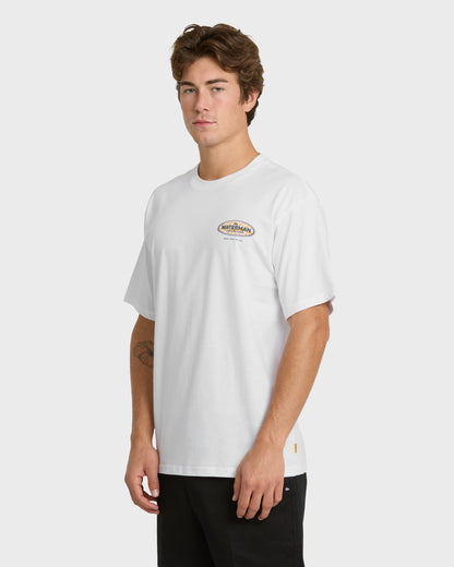 Waterman Inter Fill Classic Short Sleeve Knit T-Shirt - White