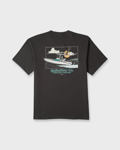 Waterman Seabound Short Sleeve Cotton T-Shirt - Phantom