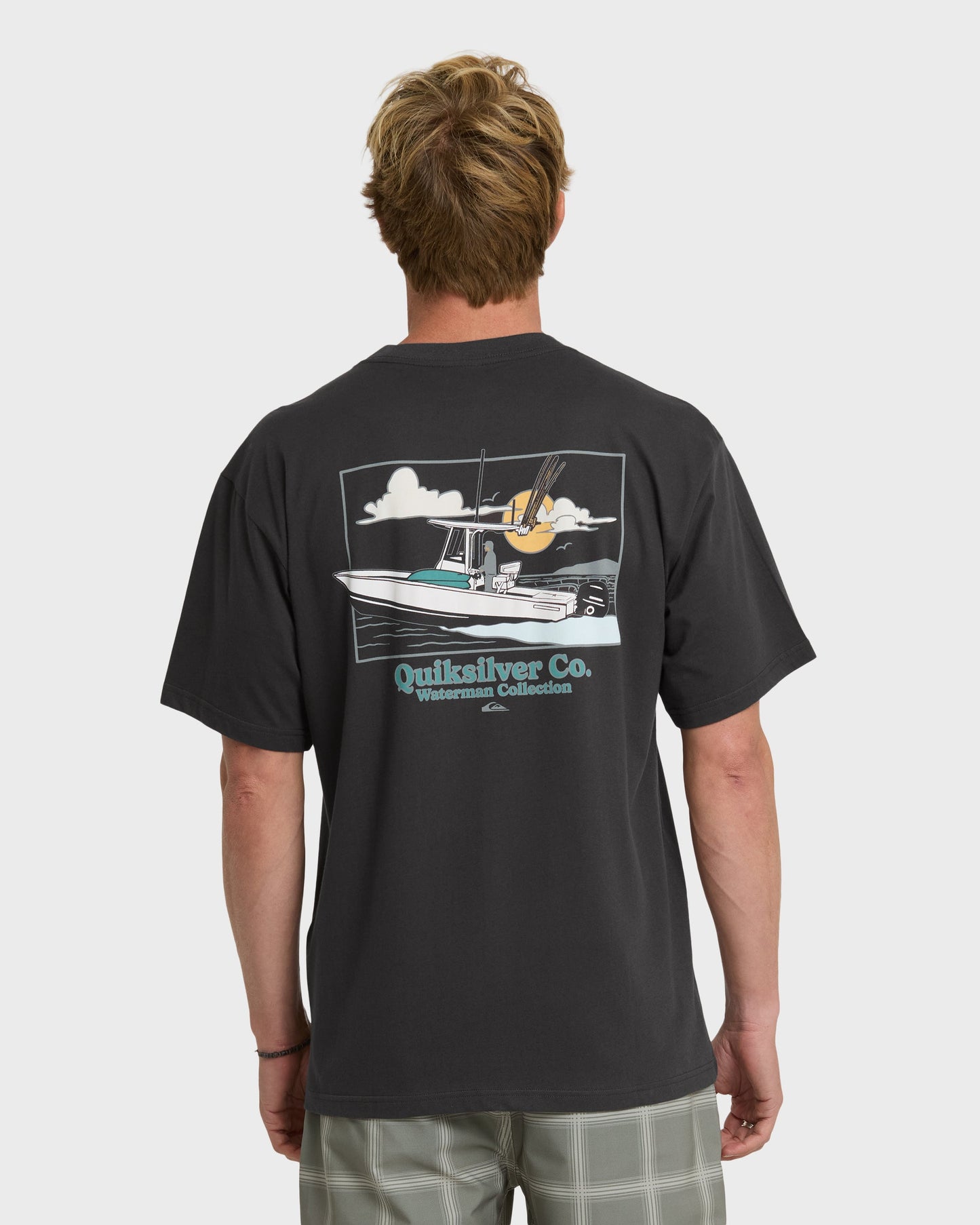 Waterman Seabound Short Sleeve Cotton T-Shirt - Phantom