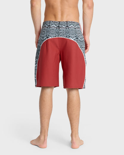 Hawaii Nomad 21" Boardshorts - Salsa