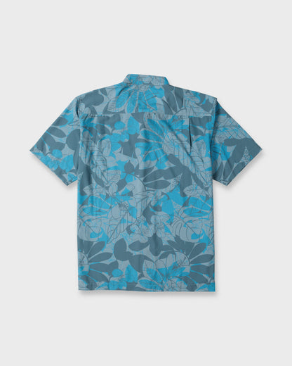 Waterman Performance Pack Short Sleeve Woven Shirt - Real Teal