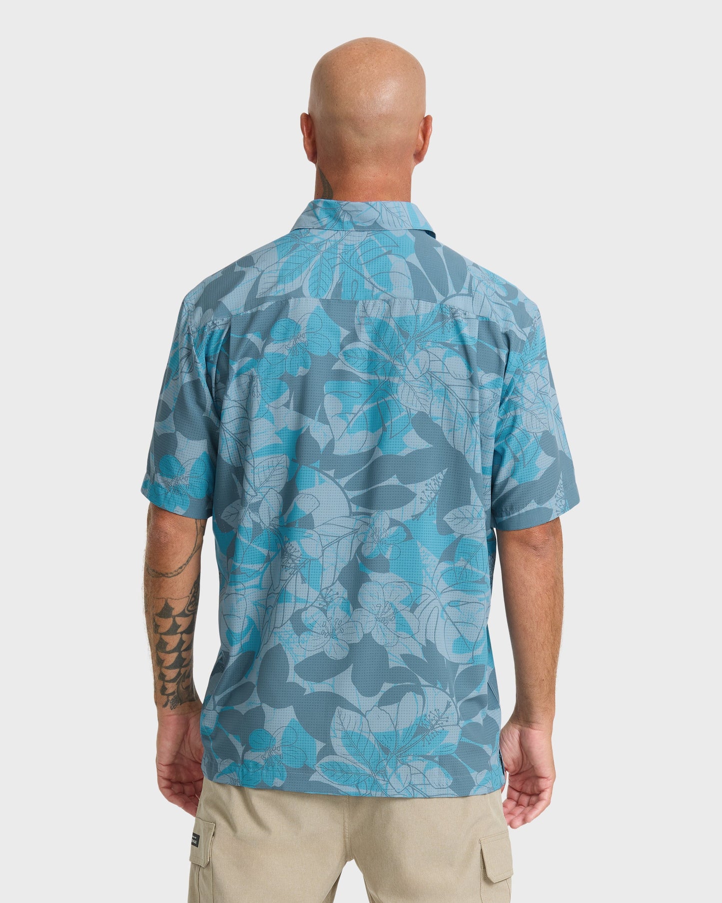 Waterman Performance Pack Short Sleeve Woven Shirt - Real Teal