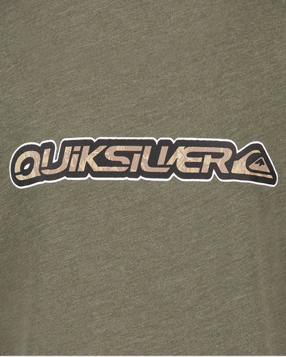 Boys Camo Wordmark Short Sleeve T-Shirt