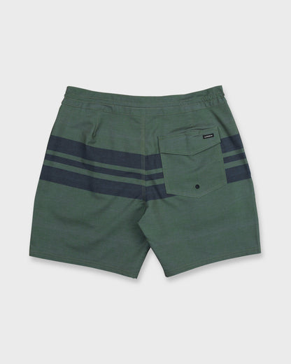 Surfsilk Street Trunk Stripe 18" Boardshorts - Grape Leaf