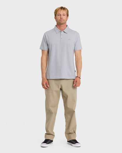 Sunset Cruise Polo Shirt - Smoked Gray