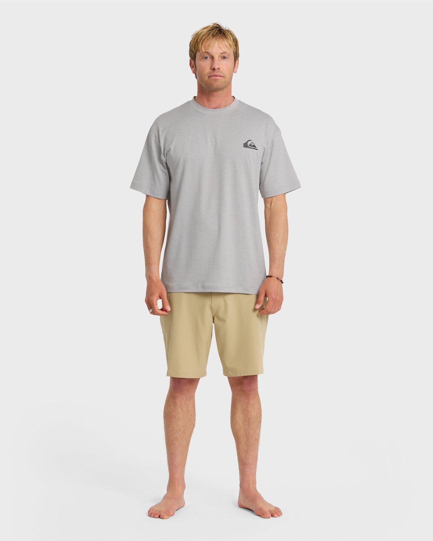 Everyday Short Sleeve Surf Tee - Light Grey Hth
