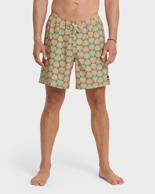 Surfsilk Mix 17" Nb Swim Trunks - Mustard