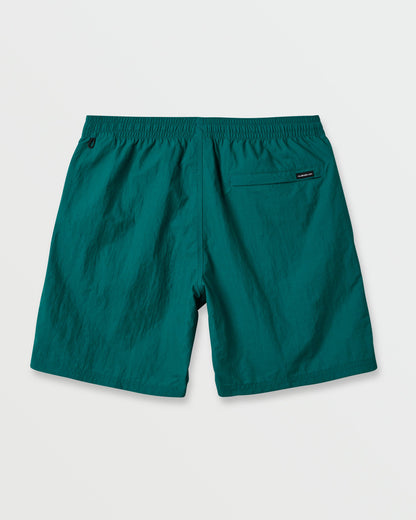 Nylon 18" Swim Trunks - Dk Teal