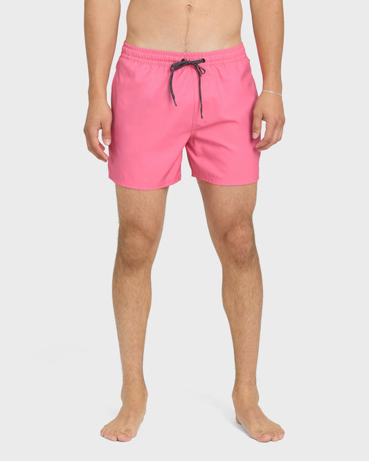 Everyday Solid 15" Swim Trunks - Pink Lemonade