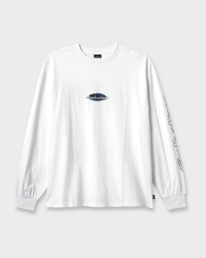 Chrome English Long Sleeve Mercury T-Shirt - White