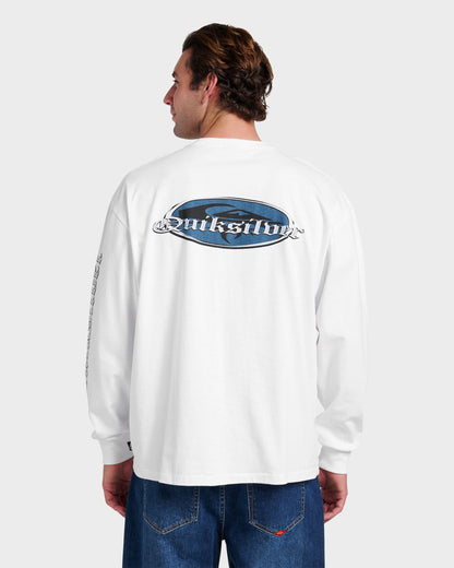 Chrome English Long Sleeve Mercury T-Shirt - White