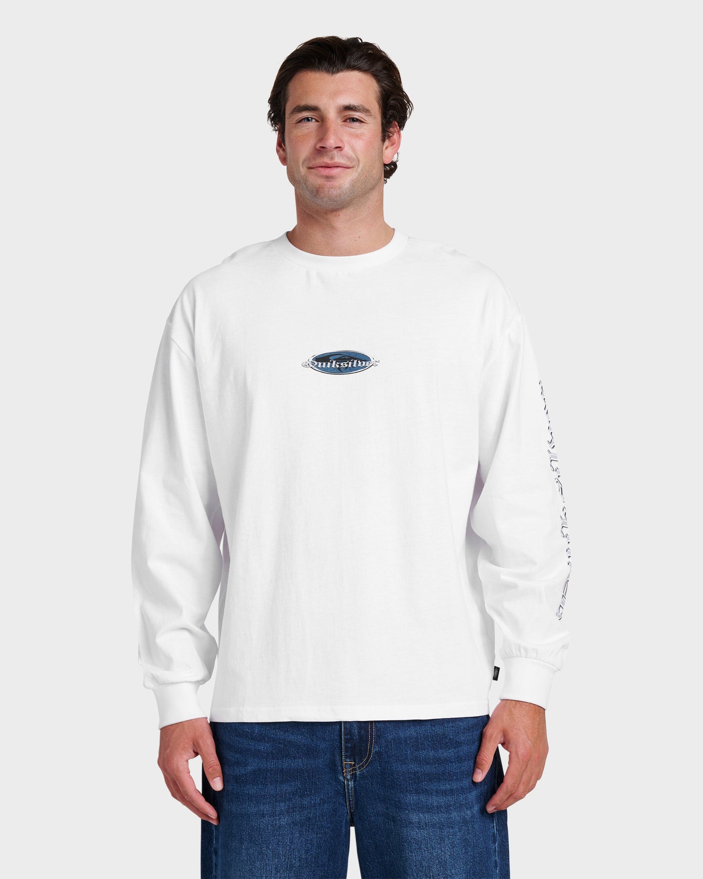 Chrome English Long Sleeve Mercury T-Shirt - White