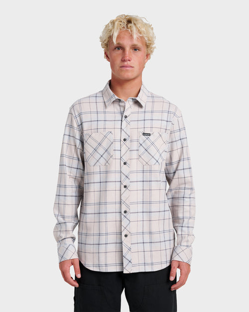 Meridian Stretch Flannel Shirt - Moonstruck