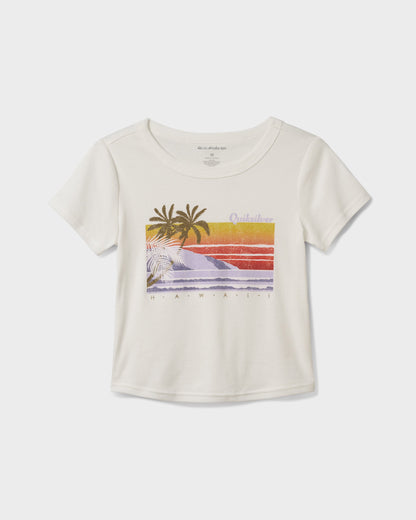Hawaiian Sunset Short Sleeve Baby Tee