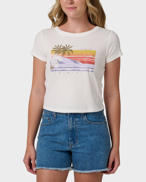 Hawaiian Sunset Short Sleeve Baby Tee