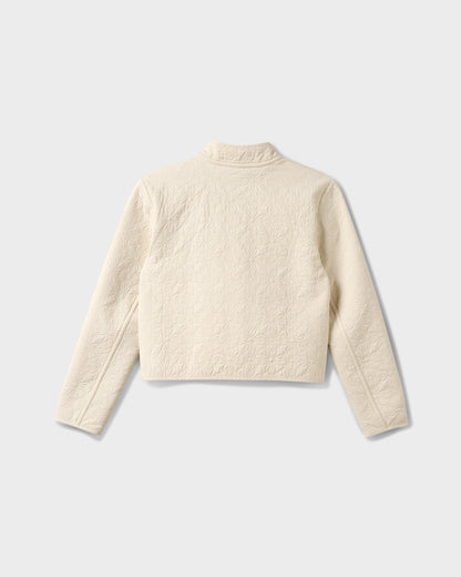 Sundial Hidden Snap Front Quilted Jacket